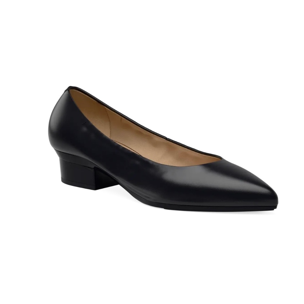 Size 8.5 Coal Stretch Leather Pumps Pashion Footwear Brand